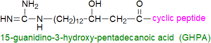 15-guanidino-3-hydroxypentadecanoic acid from fusaricidins 15-guanidino-3-hydroxypentadecanoic acid from fusaricidins