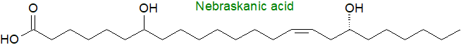 Formula of nebraskanic acid Formula of nebraskanic acid
