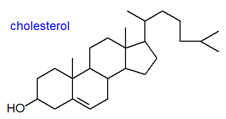Formula of cholesterol