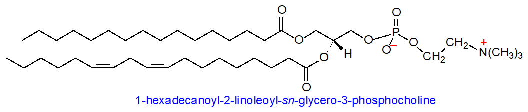 Formula of phosphatidylcholine