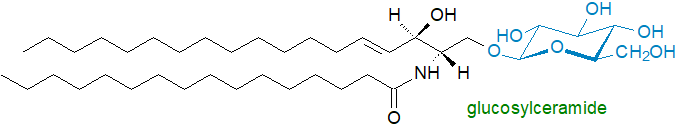 Formula of glucosylceramide