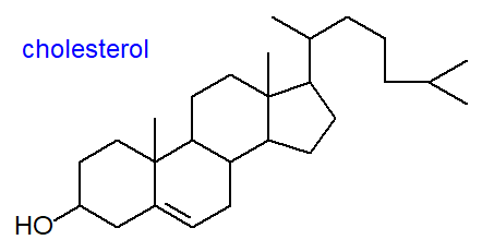 Formula of cholesterol