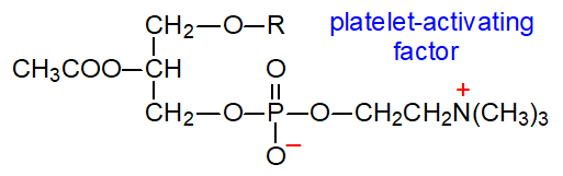 Formula of platelet-activating factor