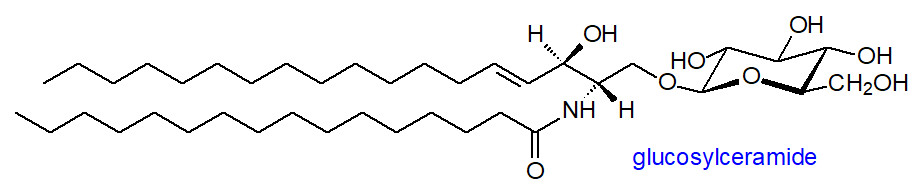 Formula of glucosylceramide