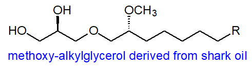 A methoxy alkylglycerol