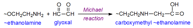 Michael reaction of phosphatidylethanolamine