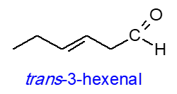 Formula of trans-3-hexenal