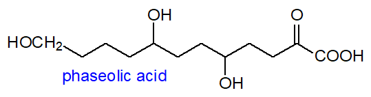 Formula of phaseolic acid