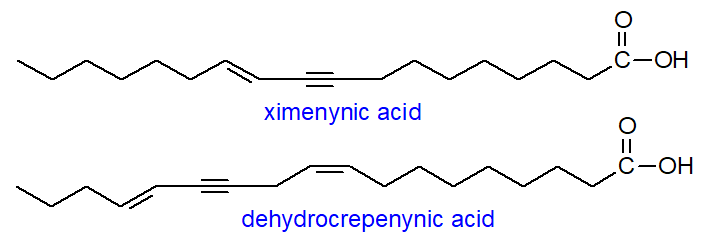Ximenynic and dehydrocrepenynic acids