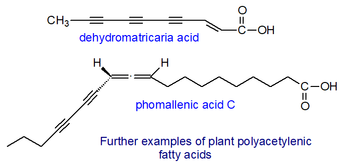 Dehydromatricaria acid and a phomoallenic acid