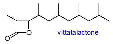 Formula of vittatalactone