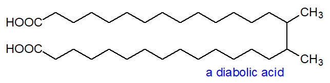 Formula of a diabolic acid