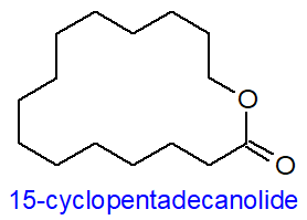 Formula of cyclopentadecanolide