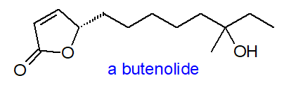 Formula of a butenolide