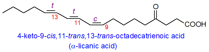 Structure of licanic acid