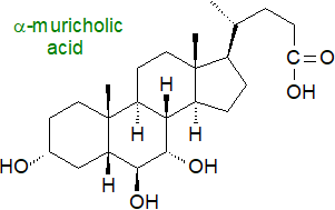 alpha-Muricholic acid formula