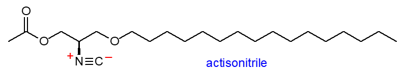 Formula of actisonitrile