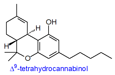 Formula of Delta9-tetrahydrocannabinol