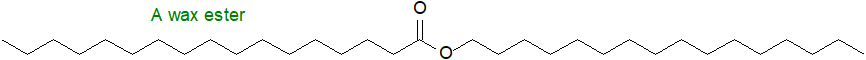 S1: Formula of a wax ester Formula of a wax ester