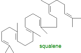 Formula of squalene