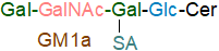 Structure of ganglioside GM1a