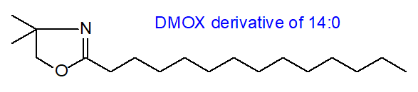 Formula of a DMOX derivative (14:0)